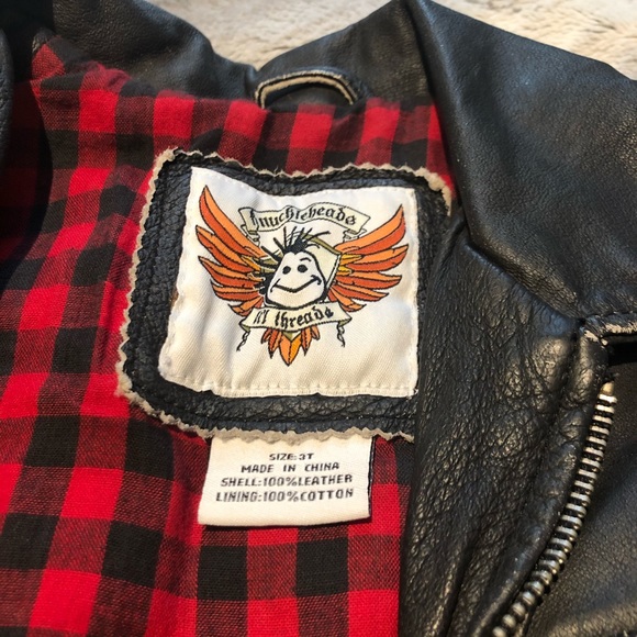 3T Real Vintage Leather Motorcycle Jacket by Knuckleheads - Picture 5 of 11